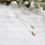 Pink Opal Bolo Necklace